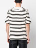 Jil Sander Plus T-shirt en coton rayé