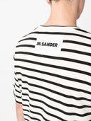 Jil Sander Plus T-shirt en coton rayé