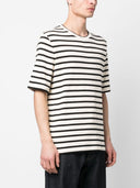 Jil Sander Plus T-shirt en coton rayé