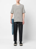 Jil Sander Plus T-shirt en coton rayé