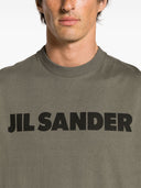 Maglietta di cotone Jil Sander con logo