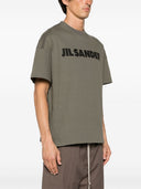 Maglietta di cotone Jil Sander con logo