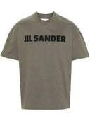 Maglietta di cotone Jil Sander con logo