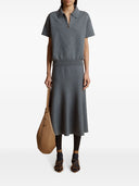 Khaite Guillame Wool Polo Top