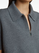 Khaite Guillame Wool Polo Top