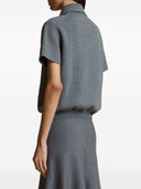 Khaite Guillame Wool Polo Top