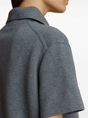 Khaite Guillame Wool Polo Top