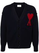 Ami Paris Ami De Coeur Wool Cardigan