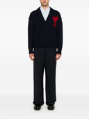 Ami Paris Ami De Coeur Wool Cardigan