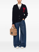 Ami Paris Ami De Coeur Wool Cardigan