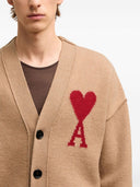 Ami Paris Ami De Coeur Wool Cardigan