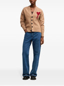 Ami Paris Ami De Coeur Wool Cardigan