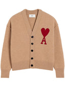 Ami Paris Ami De Coeur Wool Cardigan