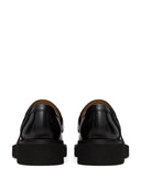 Valentino Garavani V Logo Locker Leather Loafers