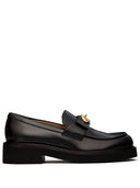 Valentino Garavani V Logo Locker Leather Loafers
