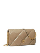 Tory Burch Kira Diamond Leather Wallet On Chain