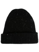 Fabiana Filippi Ribbed Wool Blend Beanie