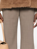 Sport Max Wool Blend Flared Leg Trousers