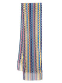 Missoni Wave Motif Fringed Scarf