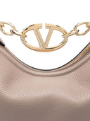 Valentino Garavani V Logo Moon Small Leather Shoulder Bag