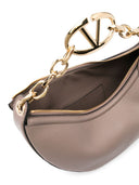 Valentino Garavani V Logo Moon Small Leather Shoulder Bag