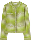 Tory Burch Jacquard Crewneck Chaqueta