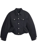 Marc Jacobs chaqueta de mezclilla estriada