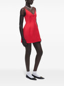 Mini abito di raso di marc jacobs