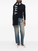 Marc Jacobs Logo Wool Scarf
