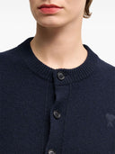 Ami Paris Ami De Coeur Cashmere Cardigan