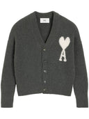 Ami Paris Ami De Coeur Wool Cardigan