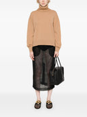 Fabiana Filippi Wool and Silk Blend Turtleneck Sweater