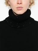 Fabiana Filippi Wool and Silk Blend Turtleneck Sweater