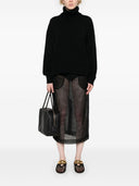 Fabiana Filippi Wool and Silk Blend Turtleneck Sweater
