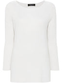 Fabiana Filippi Wolle Blend Boatneck -Pullover