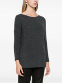 Fabiana Filippi Wolle Blend Boatneck -Pullover