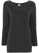 Fabiana Filippi Wolle Blend Boatneck -Pullover