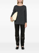 Fabiana Filippi Wolle Blend Boatneck -Pullover