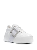Roger Vivier Viv Skate High Leather Sneakers