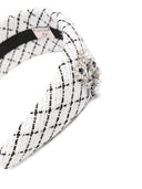 Roger Vivier Rv Flowers Strass Pearl Headband