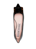 Roger Vivier Gommettine Turtle Leather Ballet Flats