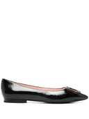 Roger Vivier Gommettine Turtle Leather Ballet Flats