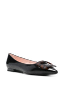 Roger Vivier Gommettine Turtle Leather Ballet Flats