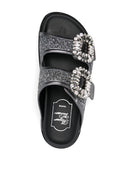 Roger Vivier Slidy viv Strass Sandalen