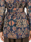 Pierre Louis Mascia Silk Blend Padded Kimono