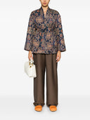 Pierre Louis Mascia Silk Blend Padded Kimono
