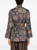 Pierre Louis Mascia Silk Blend Padded Kimono