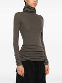 Rick Owens Roll Neck Virgin Wool Jumper