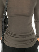 Rick Owens Roll Neck Virgin Wool Jumper