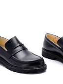 Loewe Blaze Leather Loafers